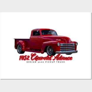 1952 Chevrolet Advance Design 3100 Pickup Truck Posters and Art